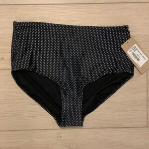 Albion Fit midnight dash high waisted swim bottom NWT size S